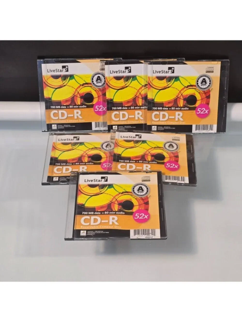 6 Slim CD Jewel Cases Empty